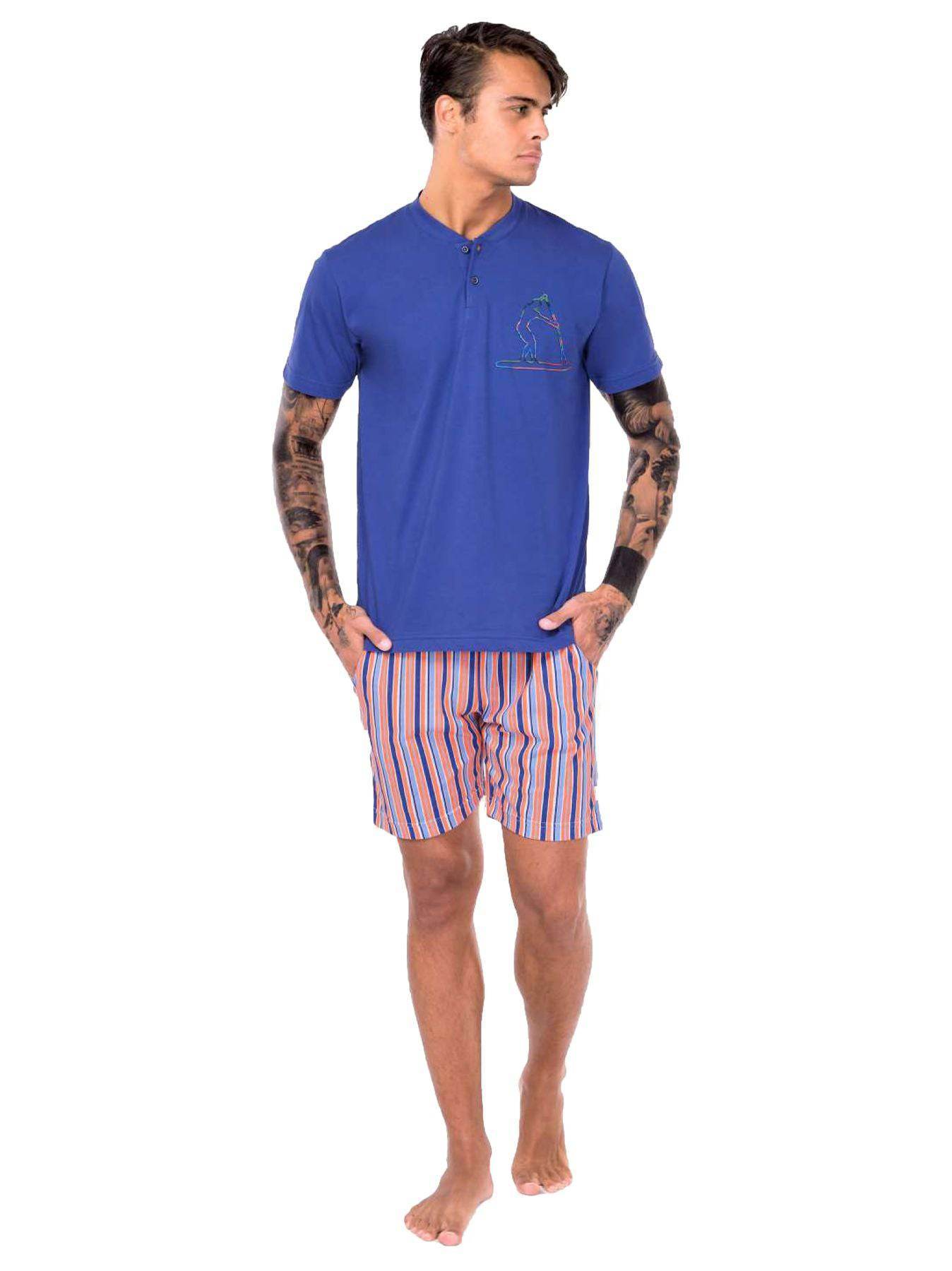 Pigiama Pigiama corto Uomo BARBADOS 4508 Ferrucci - evabiancheria