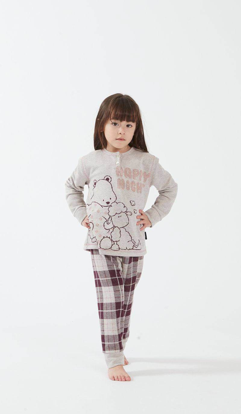 Pigiama Serafino Bambine e ragazze H6091 Happy People - evabiancheria