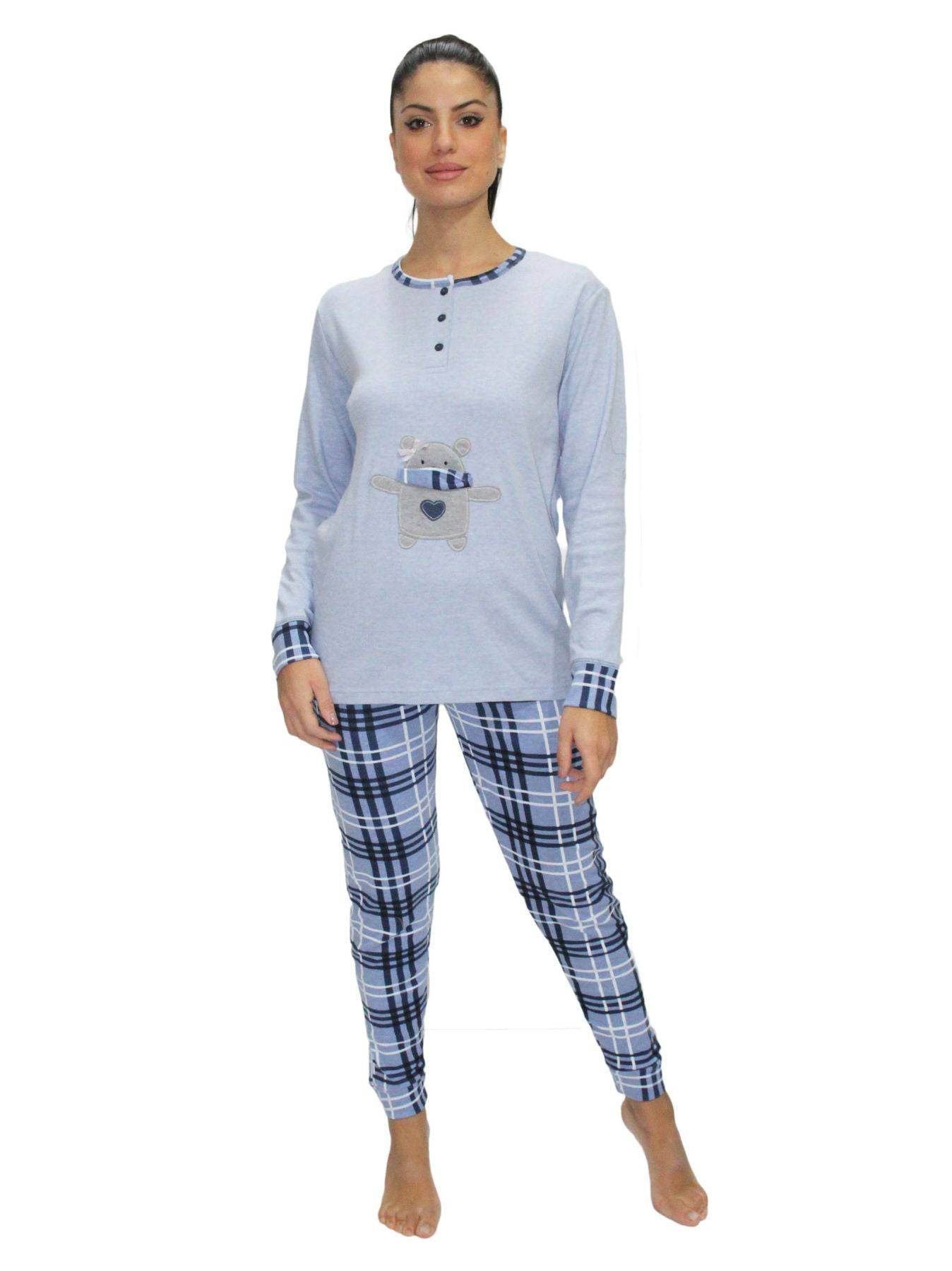 Pigiama Serafino Donna 3504 Mypi - evabiancheria