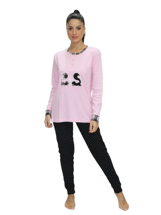 Pigiama Serafino Donna 3517 Mypi - evabiancheria