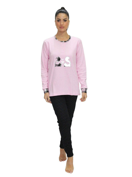 Pigiama Serafino Donna 3517 Mypi - evabiancheria