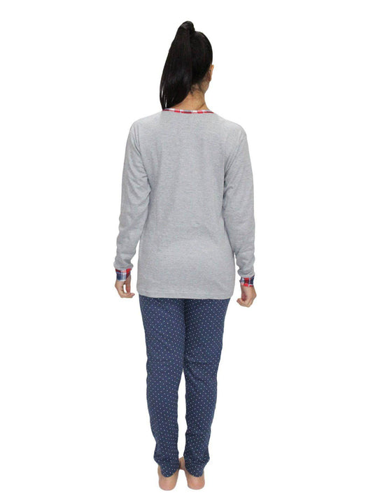 Pigiama Serafino Donna 3517 Mypi - evabiancheria
