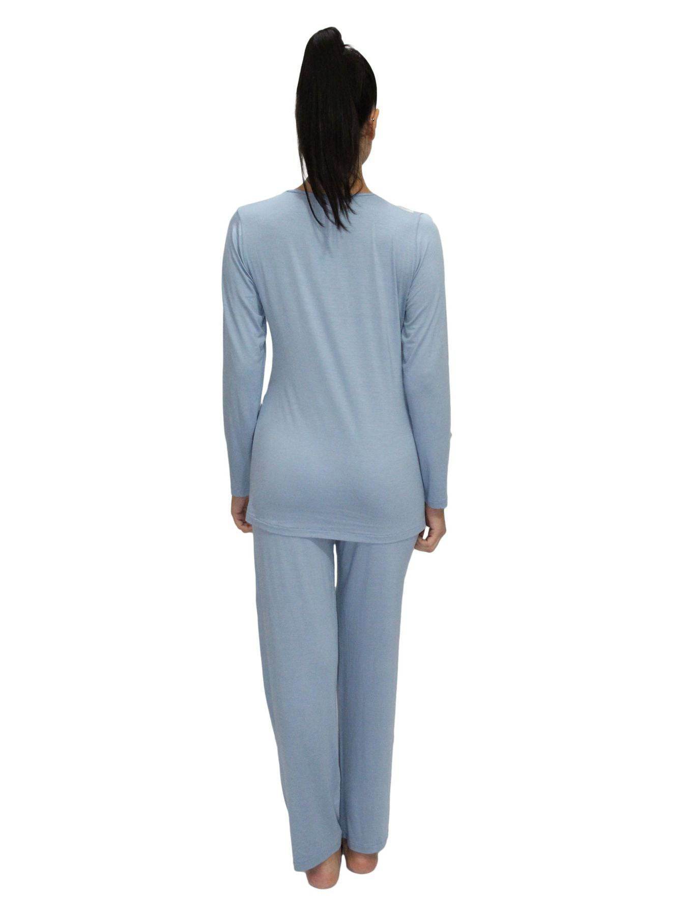 Pigiama Serafino Donna 6415 Clara Rossi Firenze - evabiancheria