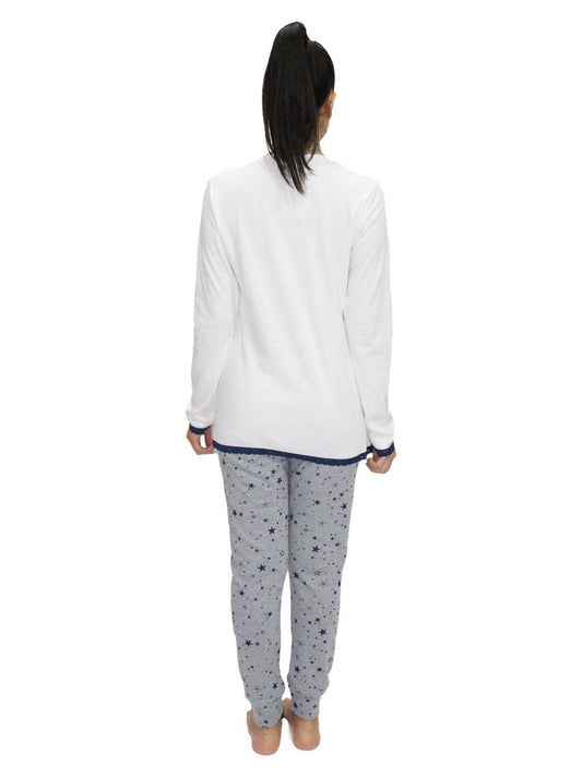 Pigiama Serafino Donna HC232 Henry Cotton's - evabiancheria