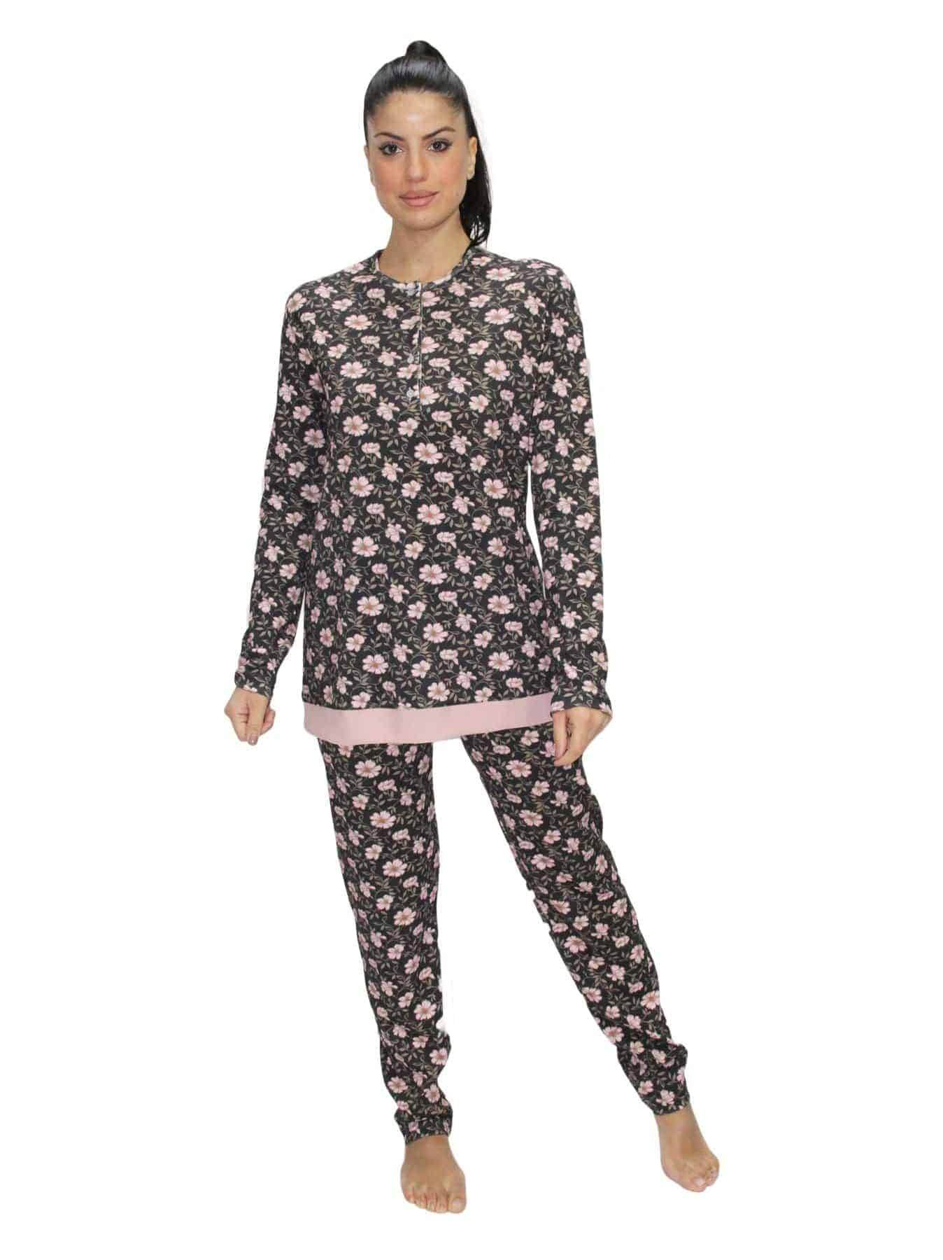 Pigiama Serafino Donna I2302 Fida - evabiancheria