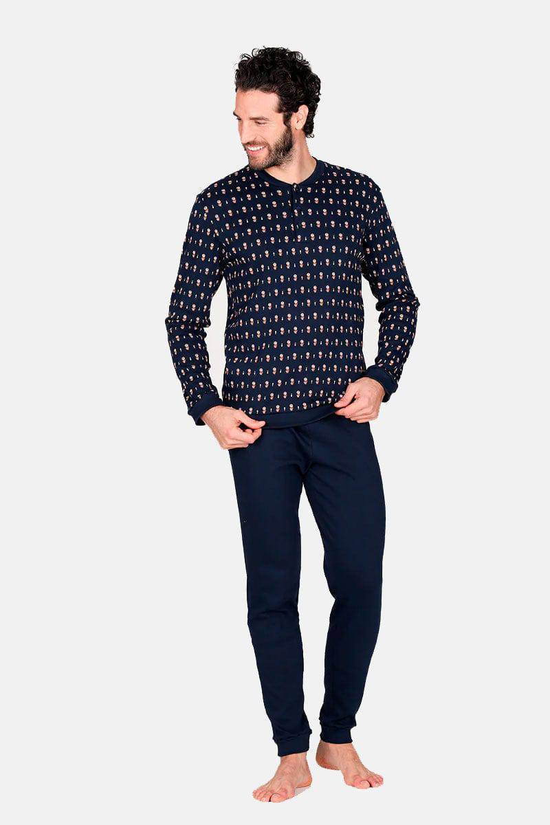 Pigiama Serafino Uomo Alassio jal754 Julipet - evabiancheria