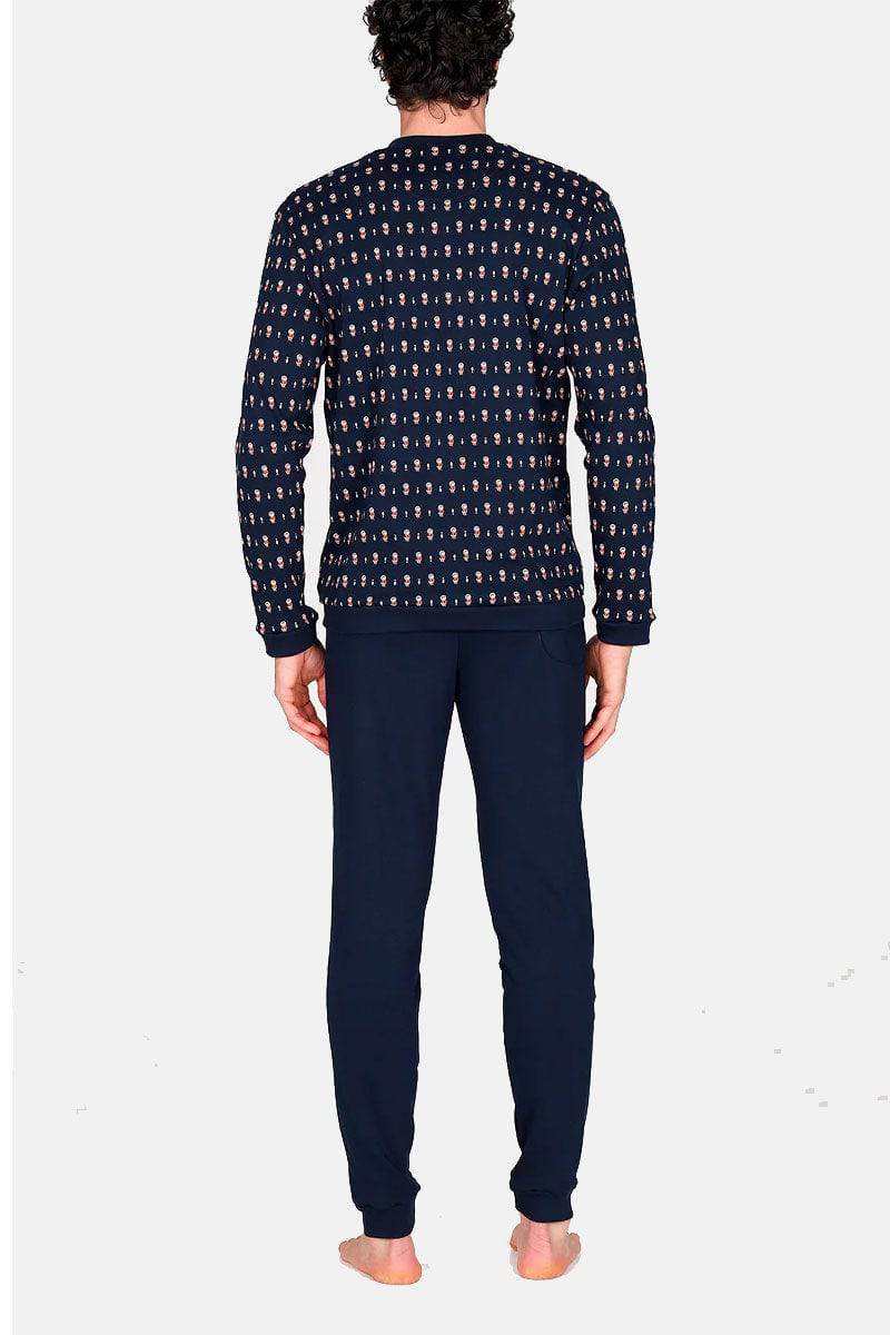 Pigiama Serafino Uomo Alassio jal754 Julipet - evabiancheria