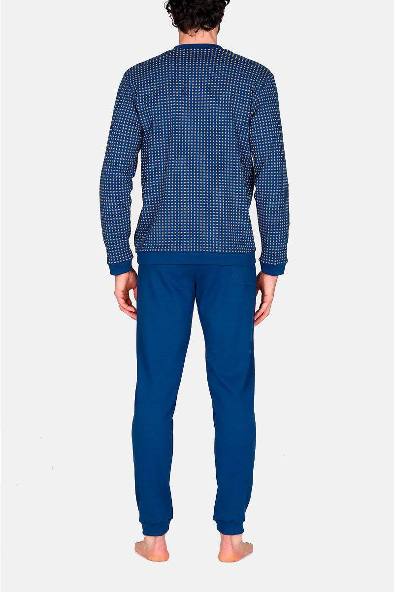 Pigiama Serafino Uomo Albenga jal773 Fiore Julipet - evabiancheria