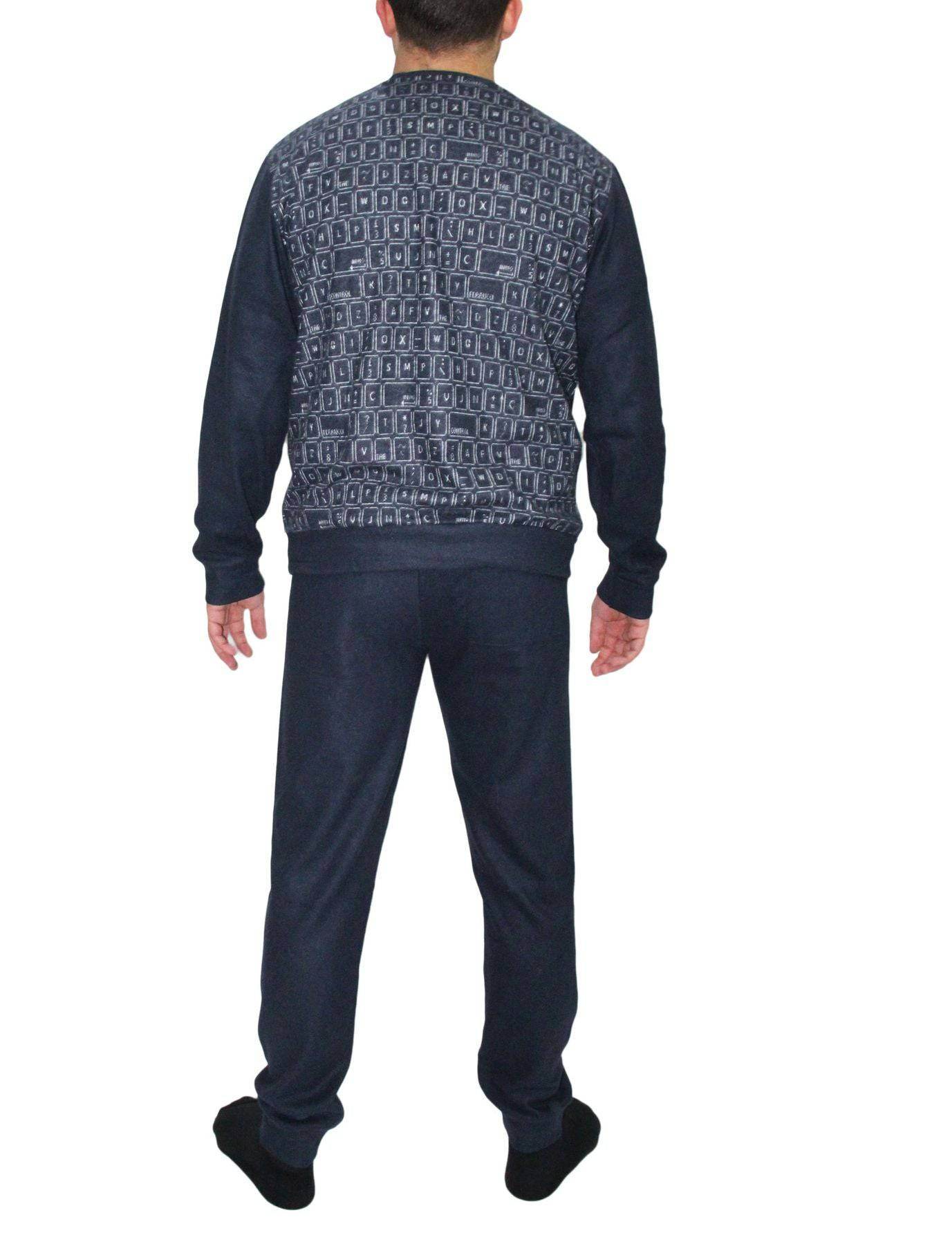 Pigiama Serafino Uomo Calipso 4605 Ferrucci - evabiancheria