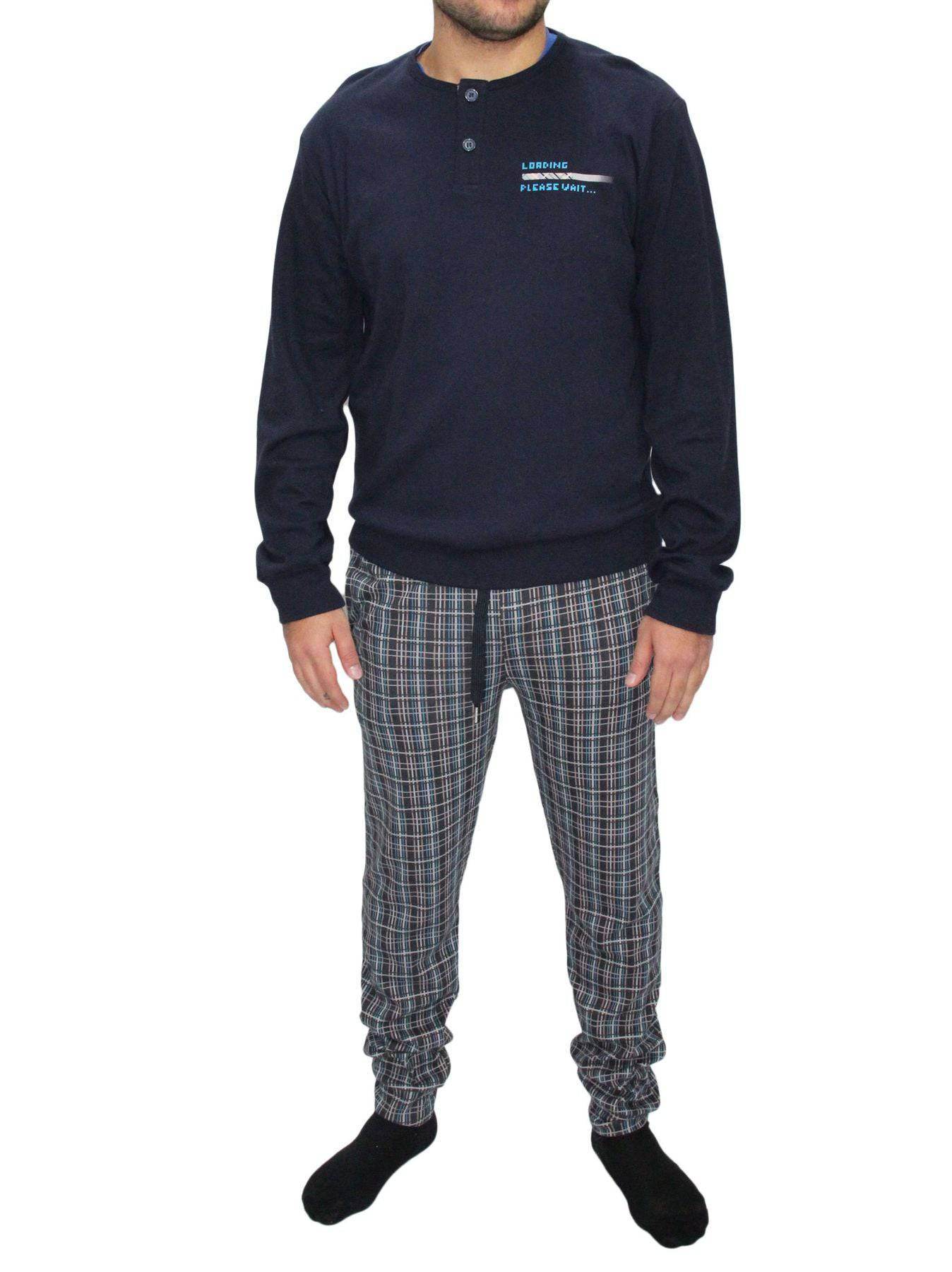 Pigiama Serafino Uomo Carso 4616 Ferrucci - evabiancheria