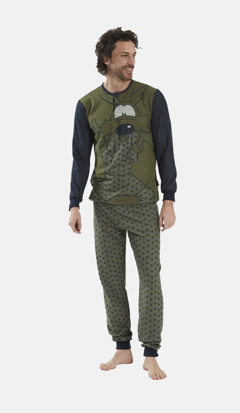 Pigiama Serafino Uomo H6132 Happy People - evabiancheria