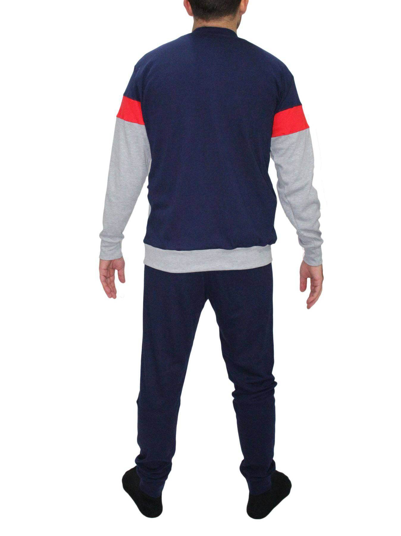 Pigiama Serafino Uomo HC341 Henry Cotton's - evabiancheria