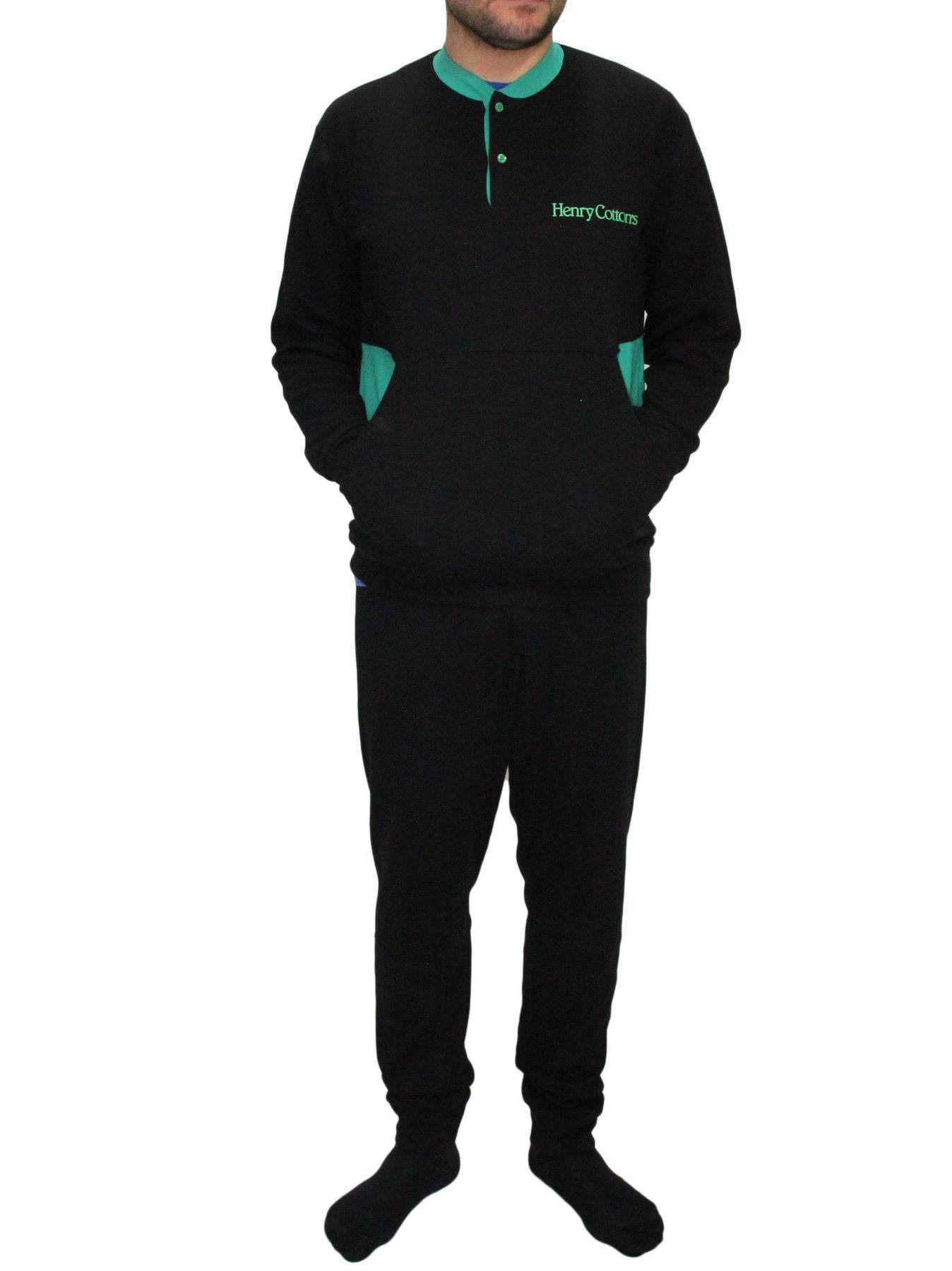 Pigiama Serafino Uomo HC342 Henry Cotton's - evabiancheria