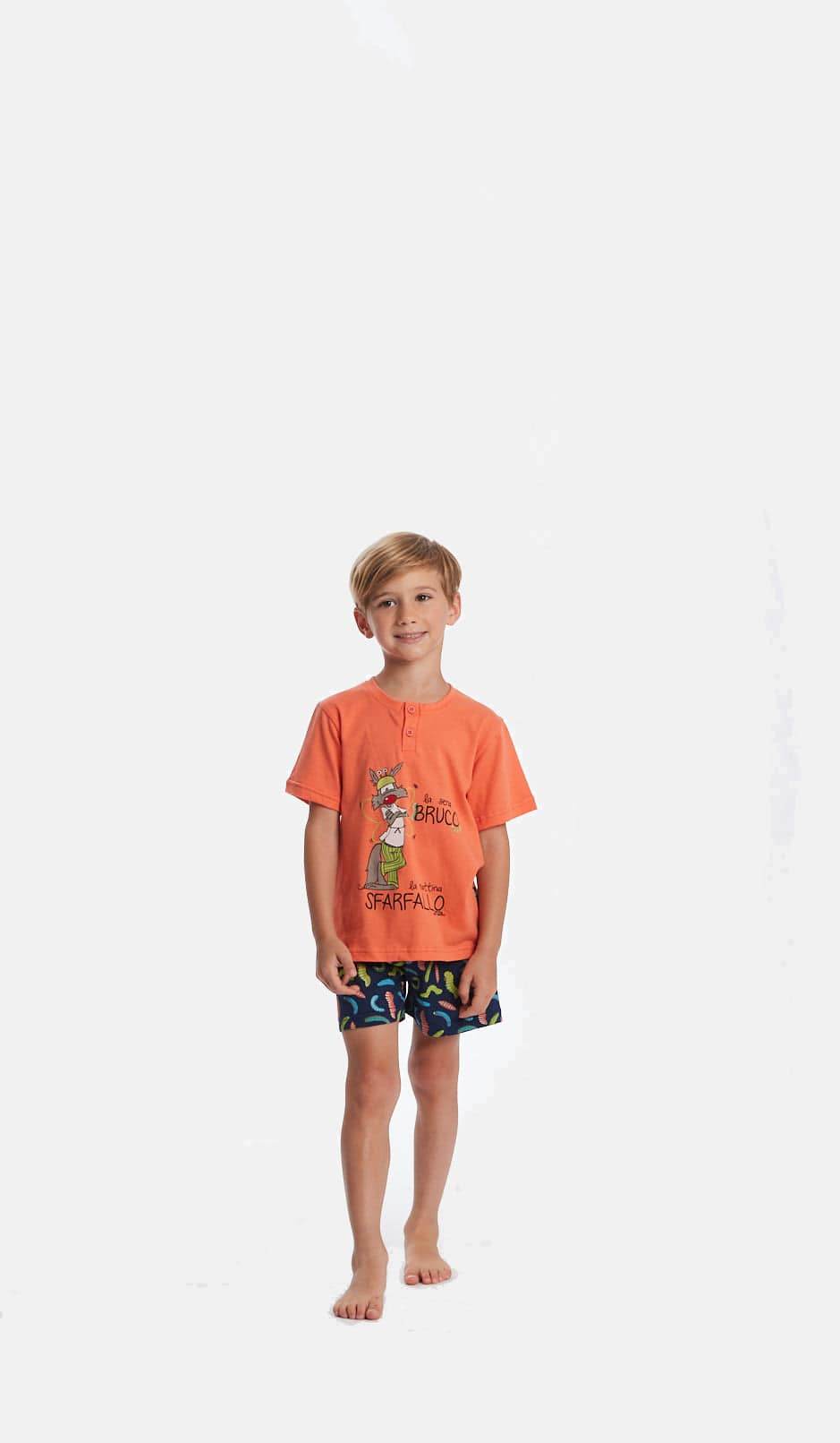 Pigiama corto Bambini e ragazzi H6242 Happy People - evabiancheria