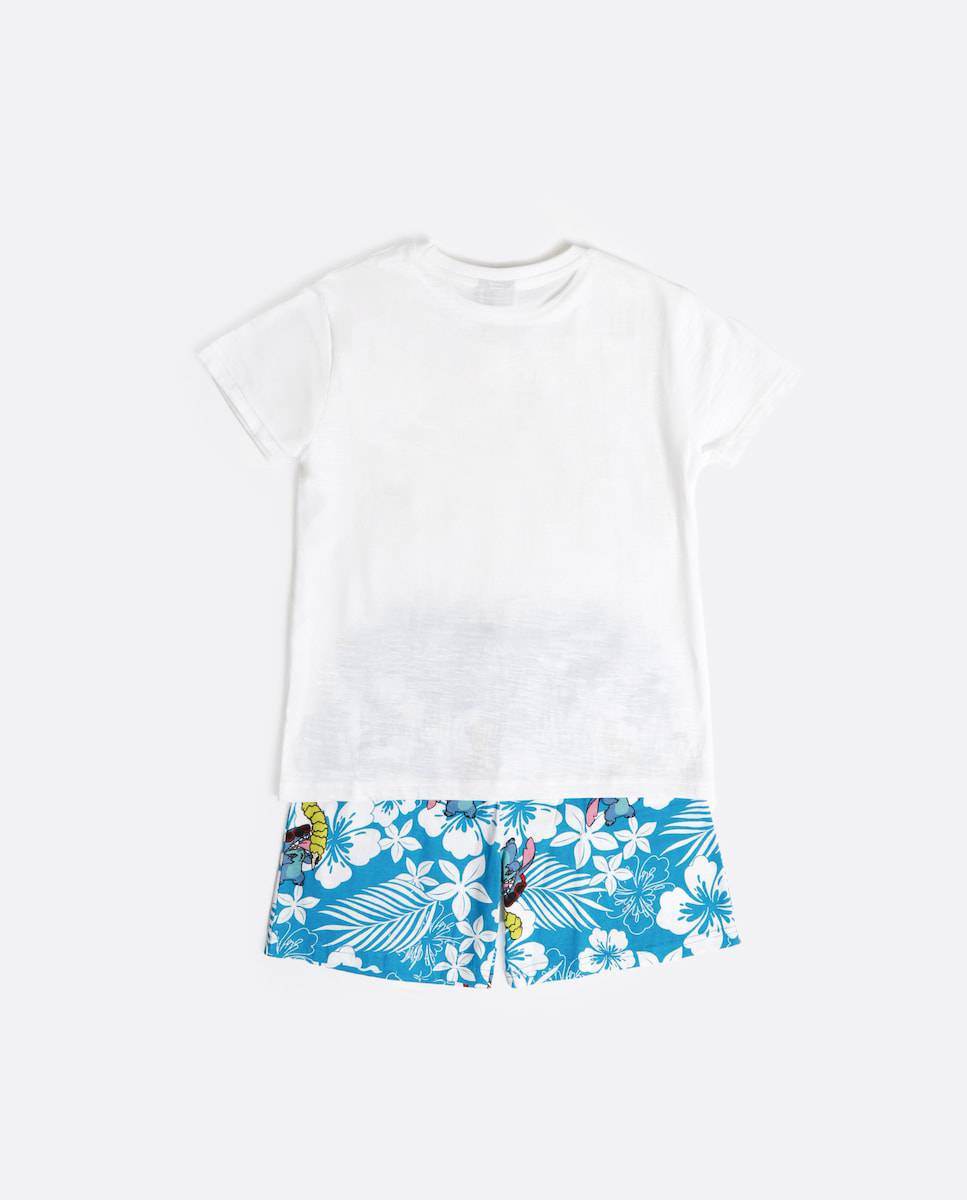 Pigiama corto Bambini e ragazzi Stitch 62234 Disney - evabiancheria
