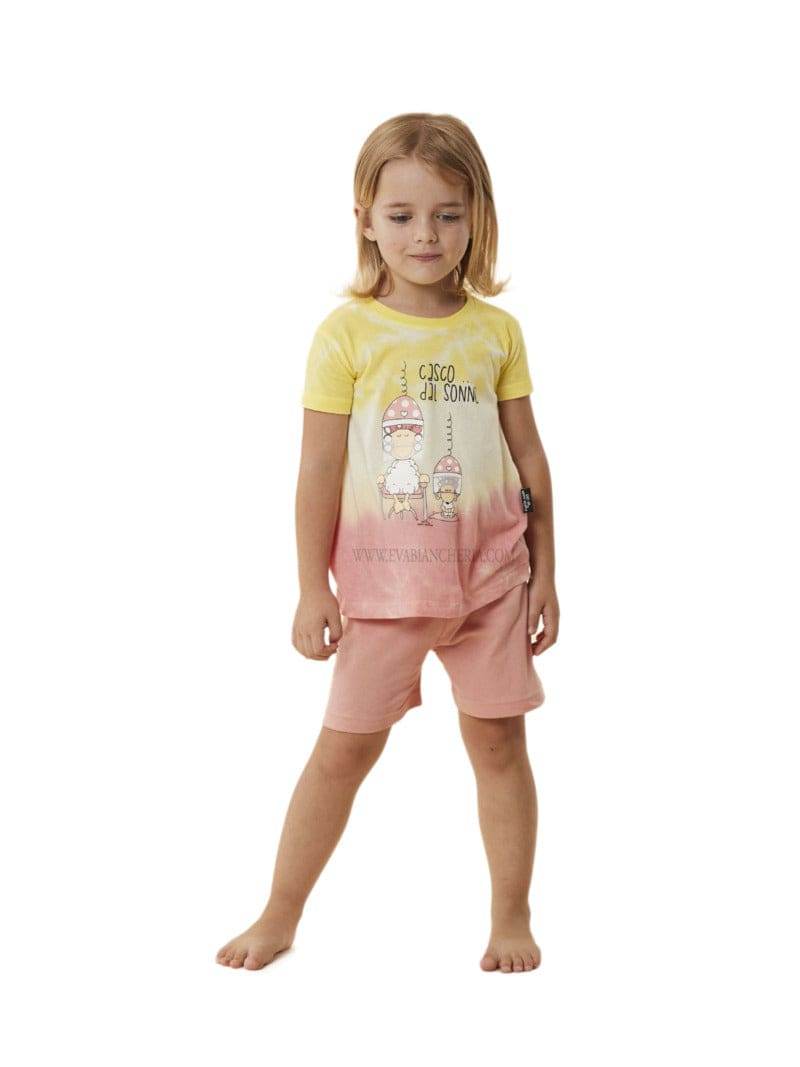 Pigiama corto Bimba H5333 Happy People - evabiancheria