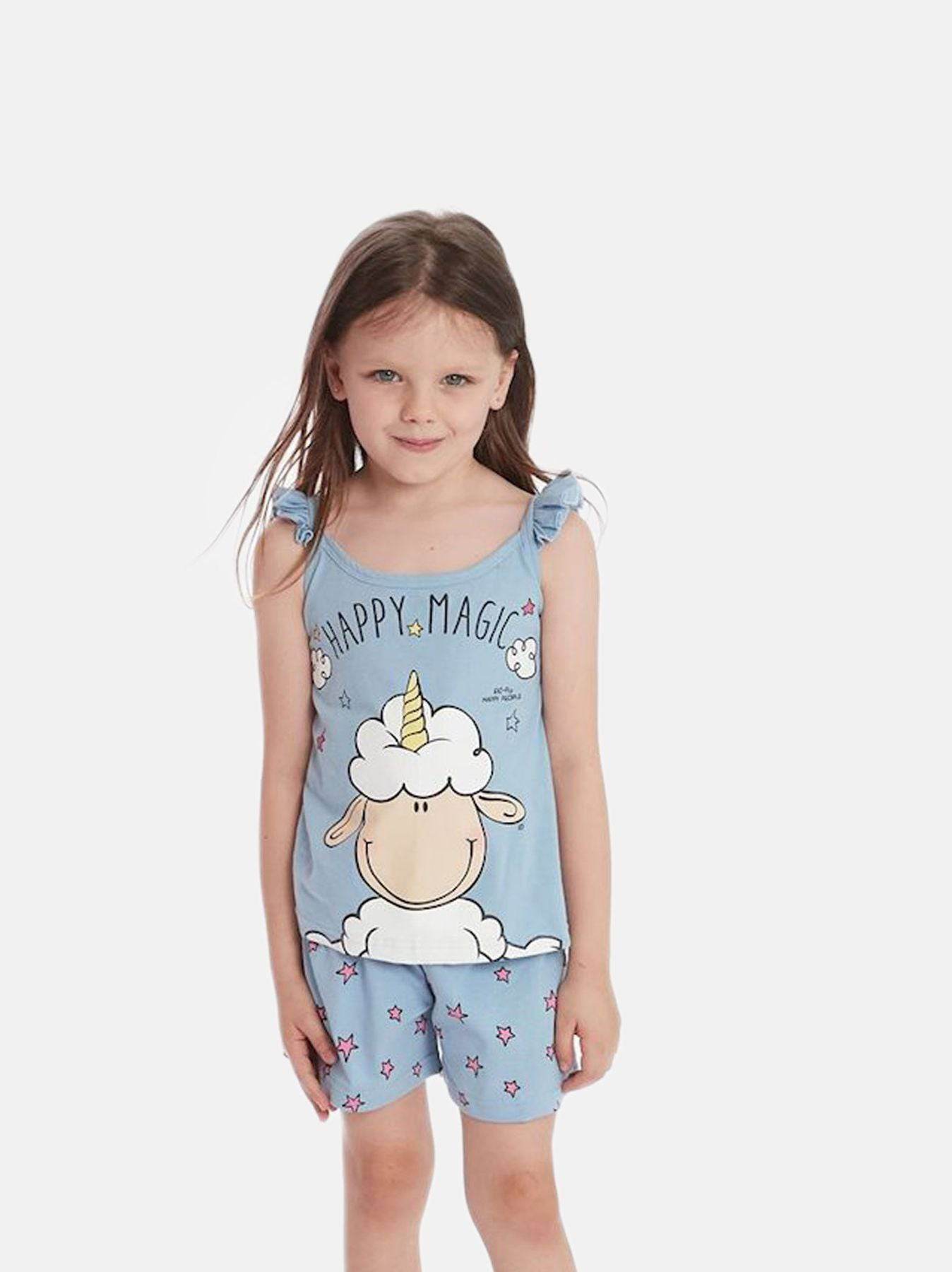 Pigiama corto Bimba H5920 Happy People - evabiancheria