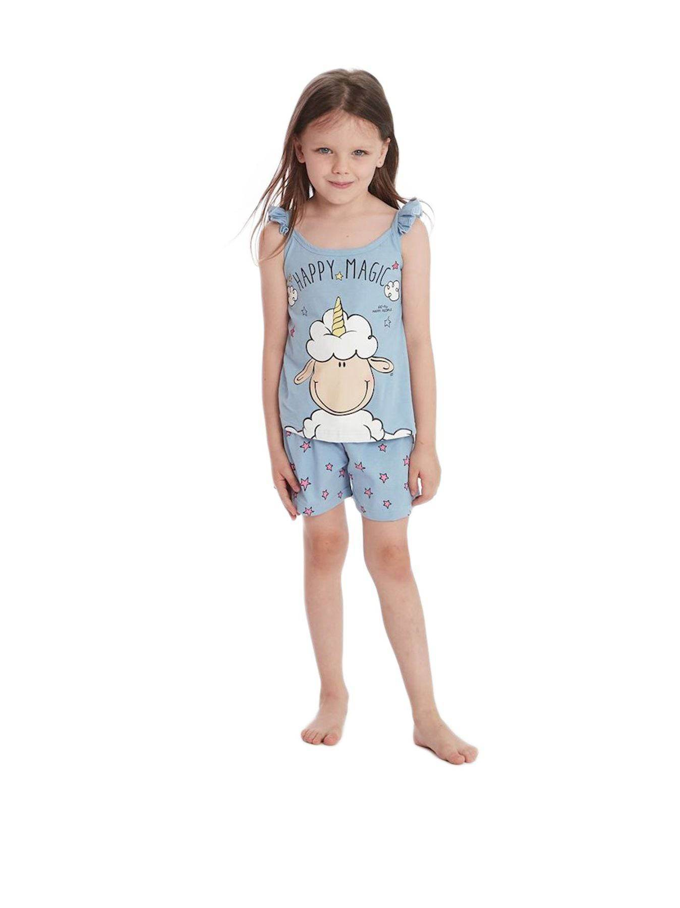 Pigiama corto Bimba H5920 Happy People - evabiancheria