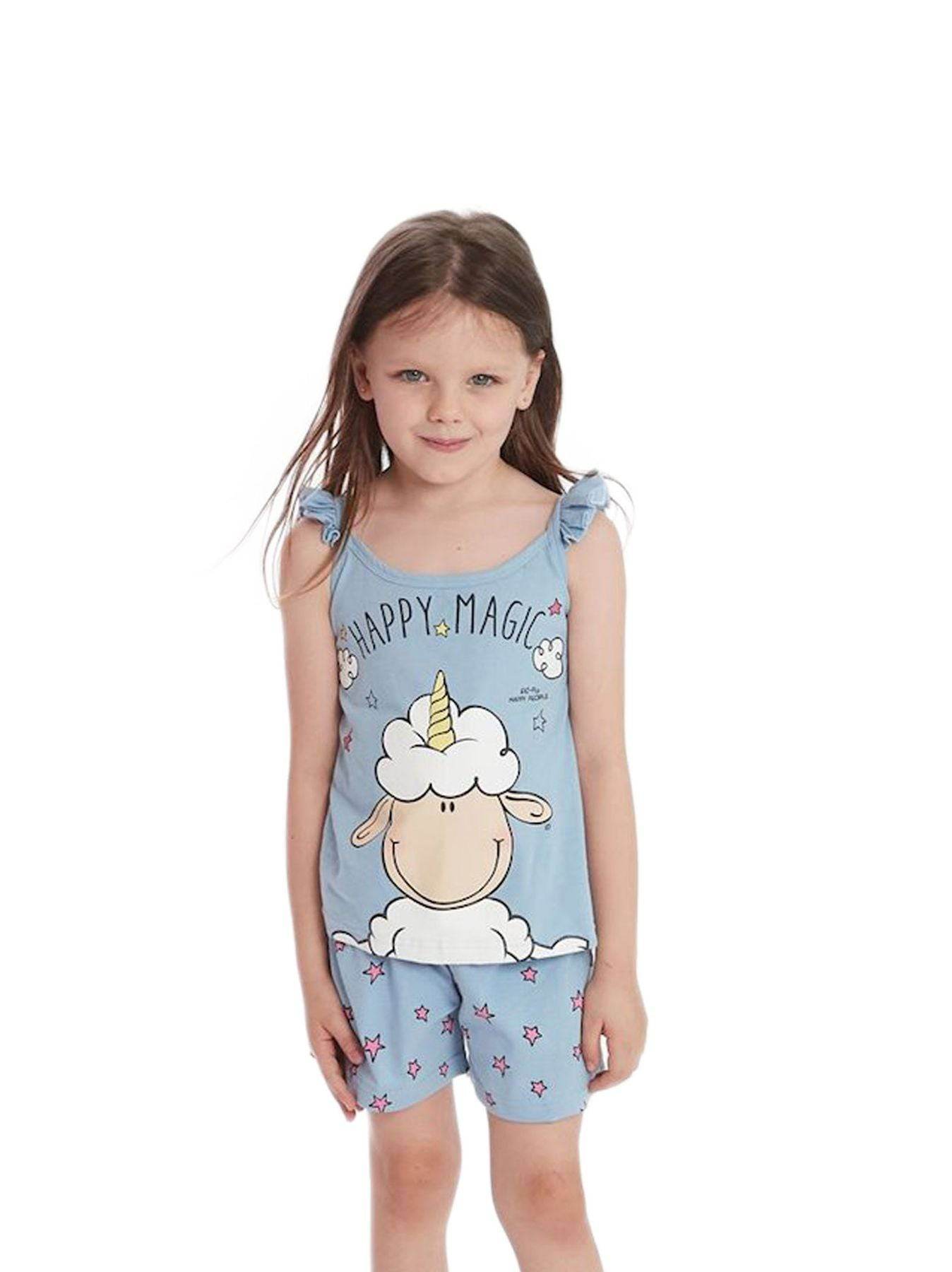 Pigiama corto Bimba H5920 Happy People - evabiancheria