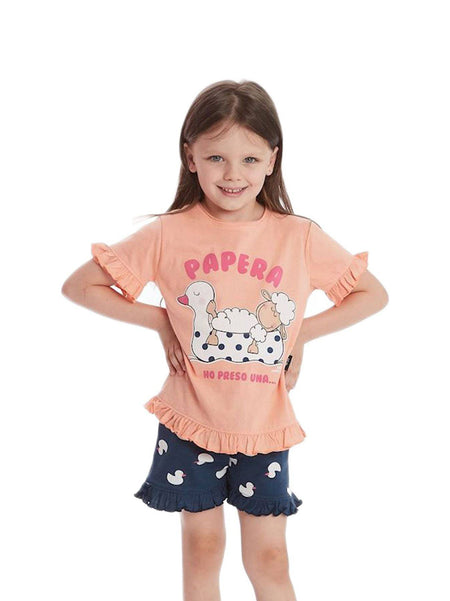 Pigiama corto Bimba H5966 Happy People evabiancheria