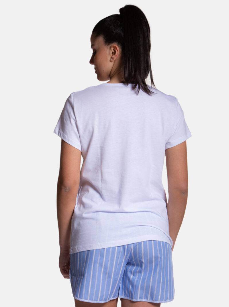 Pigiama corto Donna CHRIS 8425 Pepita - evabiancheria