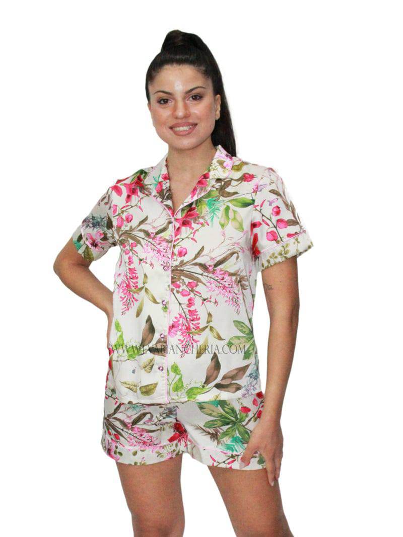 Pigiama corto Donna D1734 Amadine - evabiancheria