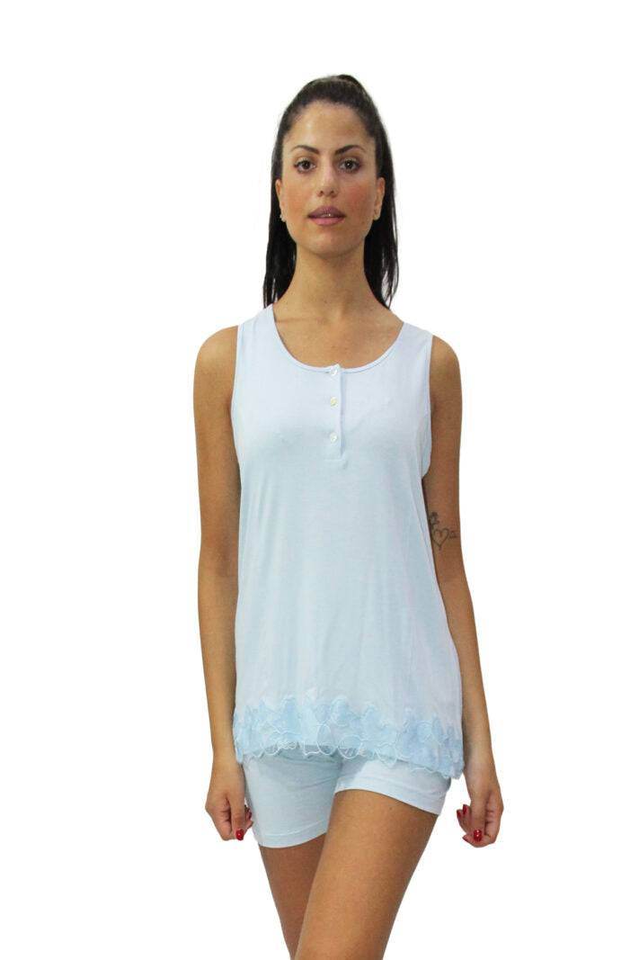 Pigiama corto Donna E1903B Fida - evabiancheria