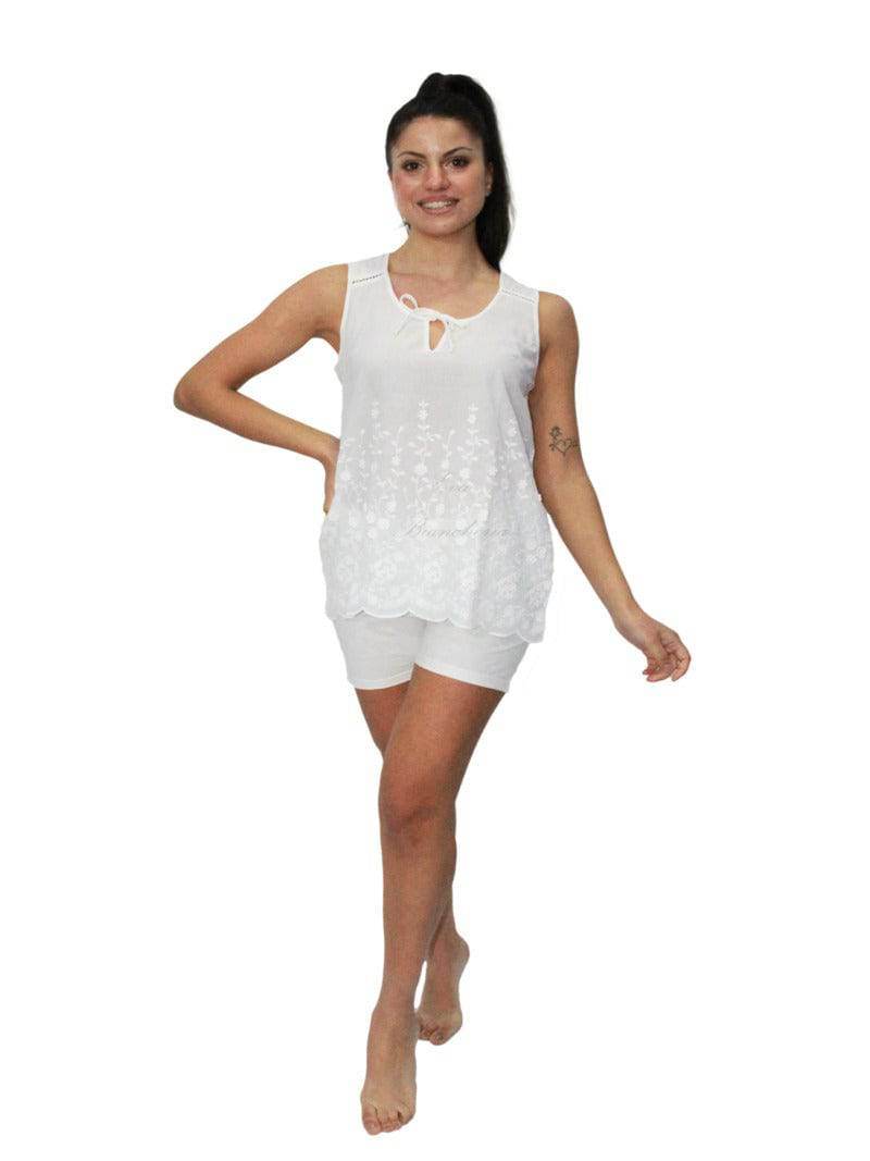 Pigiama corto Donna E2034 Fida - evabiancheria