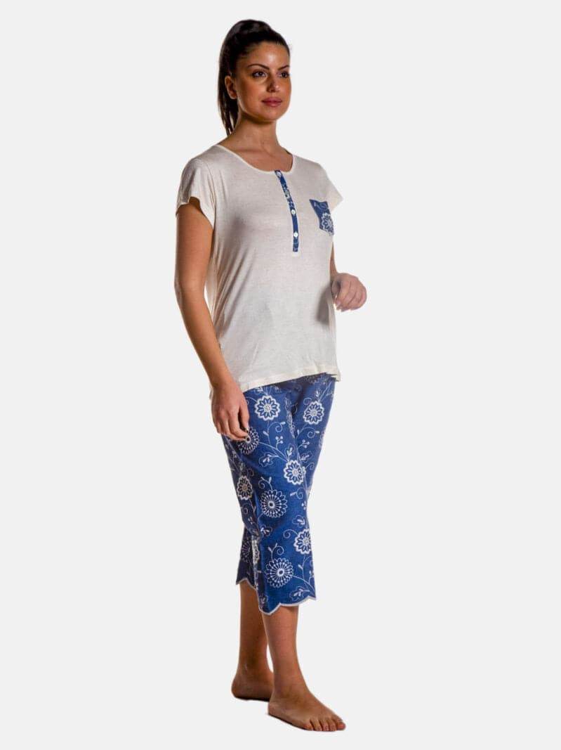 Pigiama corto Donna E2218 Fida - evabiancheria