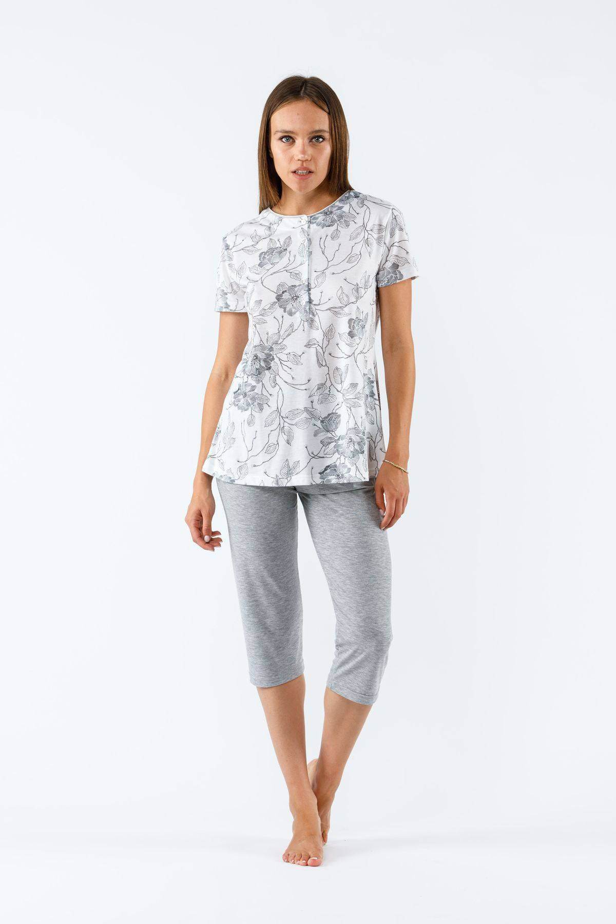 Pigiama corto Donna E2402 Fida - evabiancheria