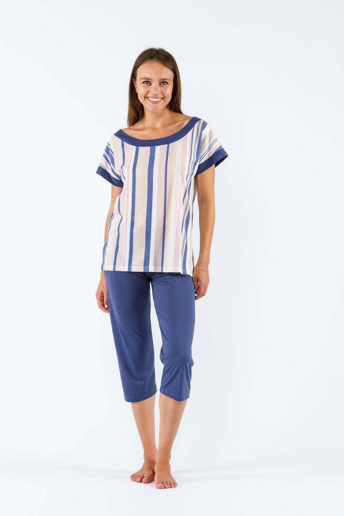 Pigiama corto Donna E2417 Fida - evabiancheria