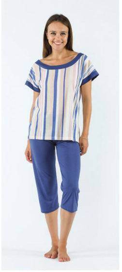 Pigiama corto Donna E2417 Fida - evabiancheria