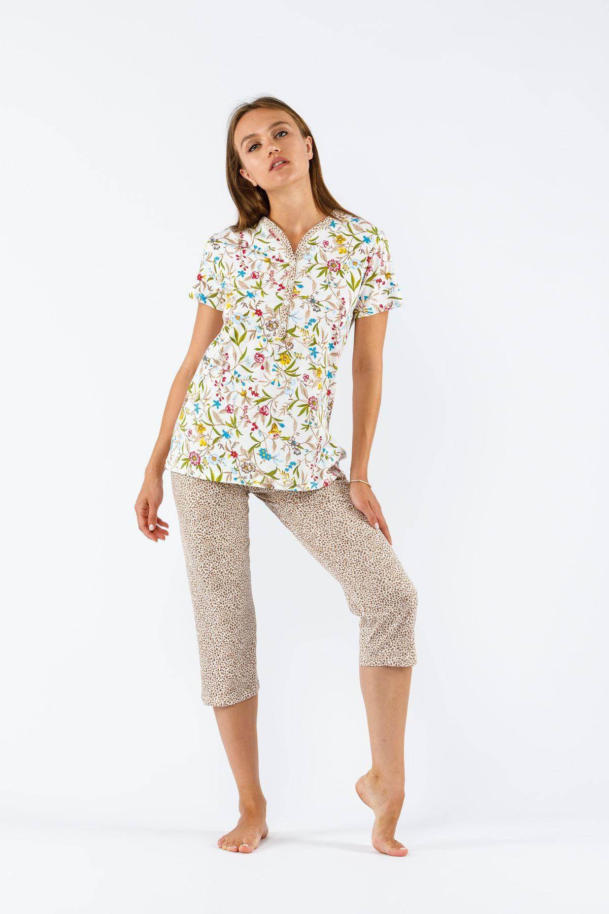 Pigiama corto Donna E2426 Fida - evabiancheria