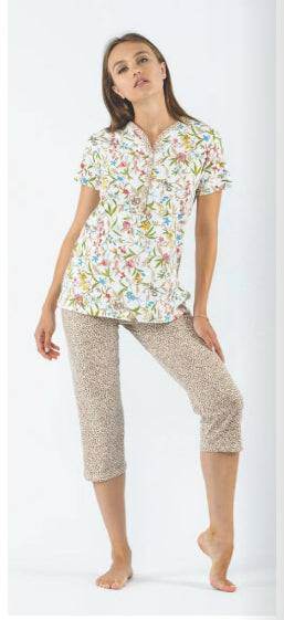 Pigiama corto Donna E2426 Fida - evabiancheria