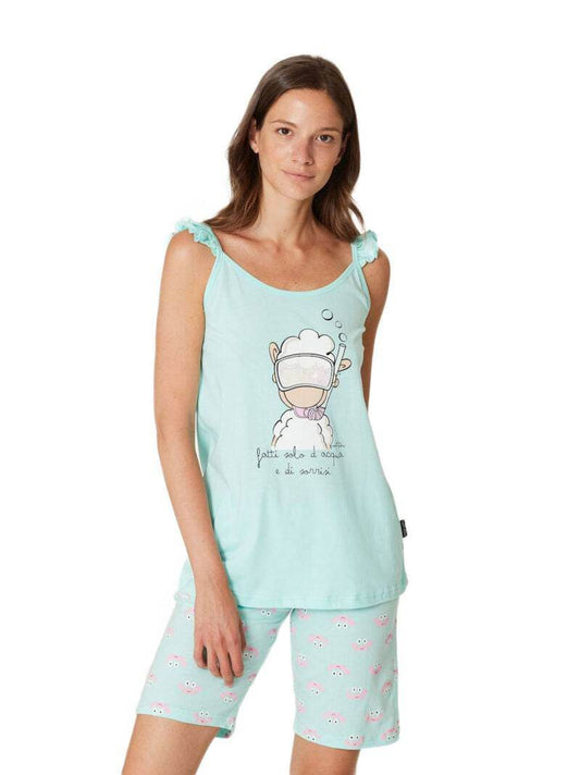 Pigiama corto Donna H5646 Happy People - evabiancheria