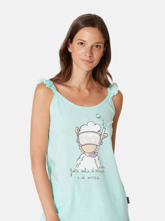 Pigiama corto Donna H5646 Happy People - evabiancheria