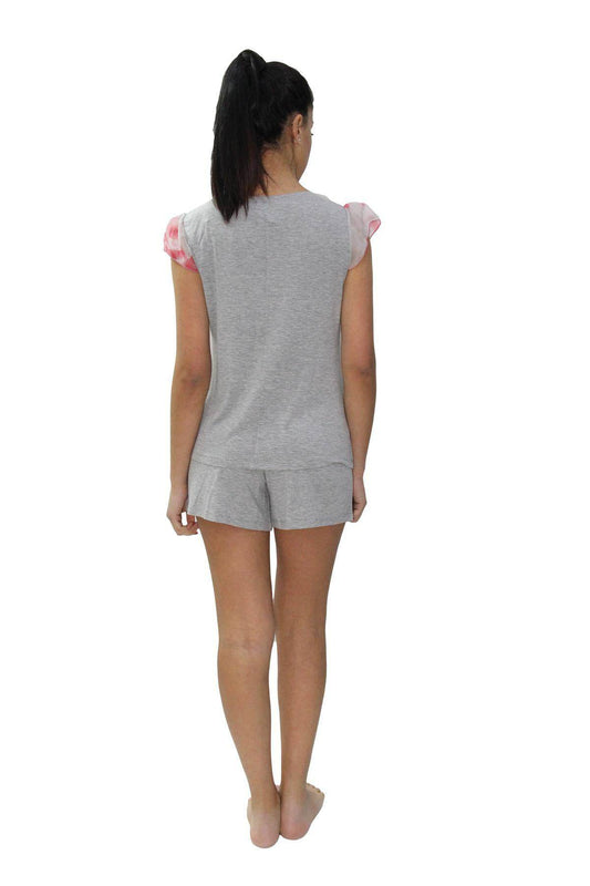 Pigiama corto Donna NISHA 8712 Pepita - evabiancheria