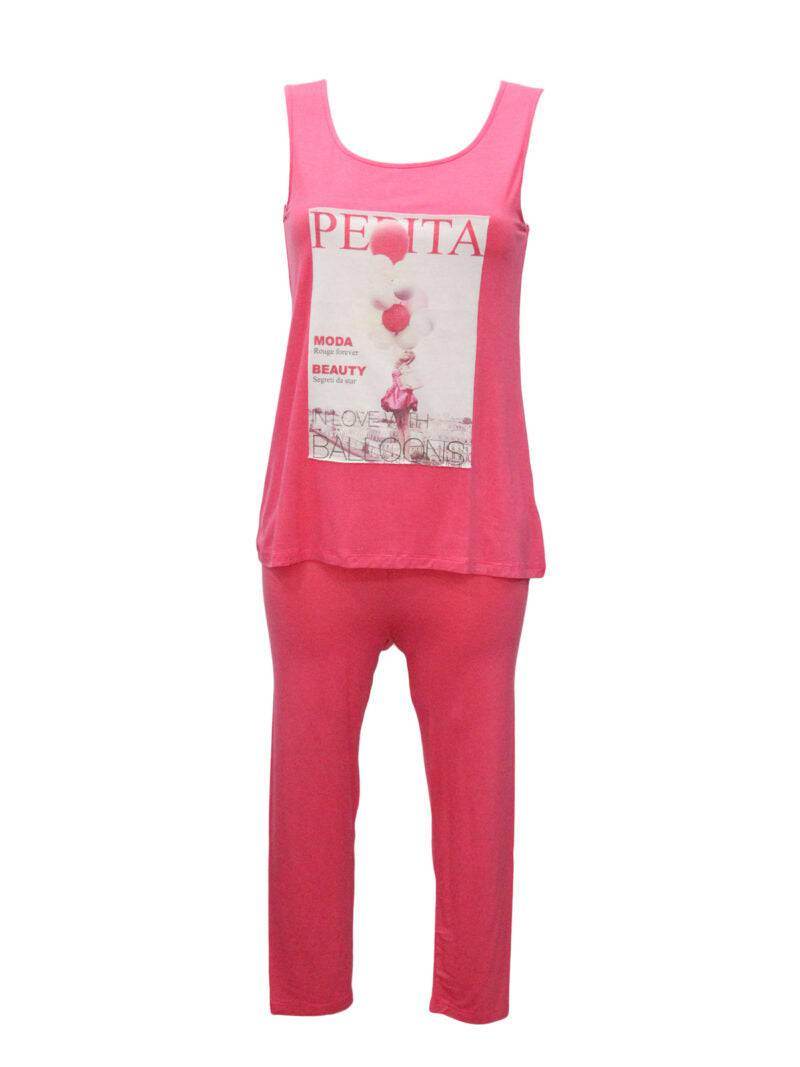 Pigiama corto Donna NISHA 8717 Pepita - evabiancheria