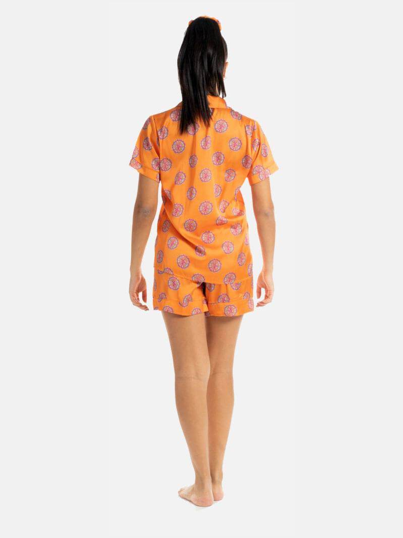 Pigiama corto Donna ORTENSIA MESSICO Filo D Angelo - evabiancheria