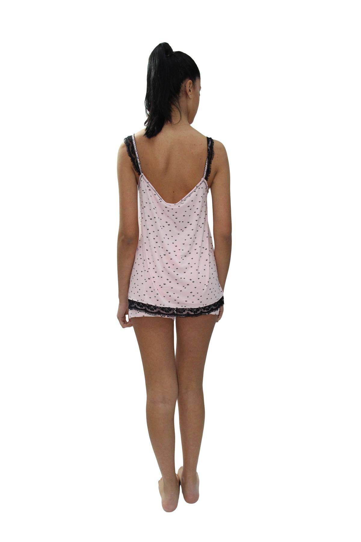 Pigiama corto Donna SELINA 4612 Pepita - evabiancheria