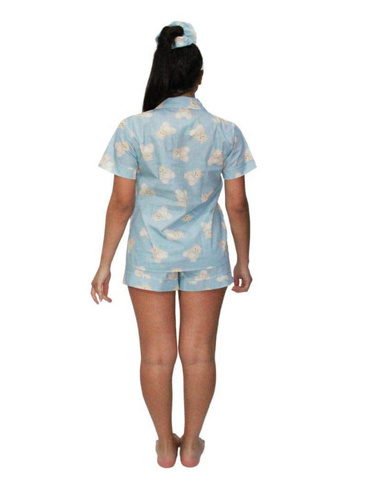 Pigiama corto Donna TEDDY COT PIG Filo D Angelo - evabiancheria