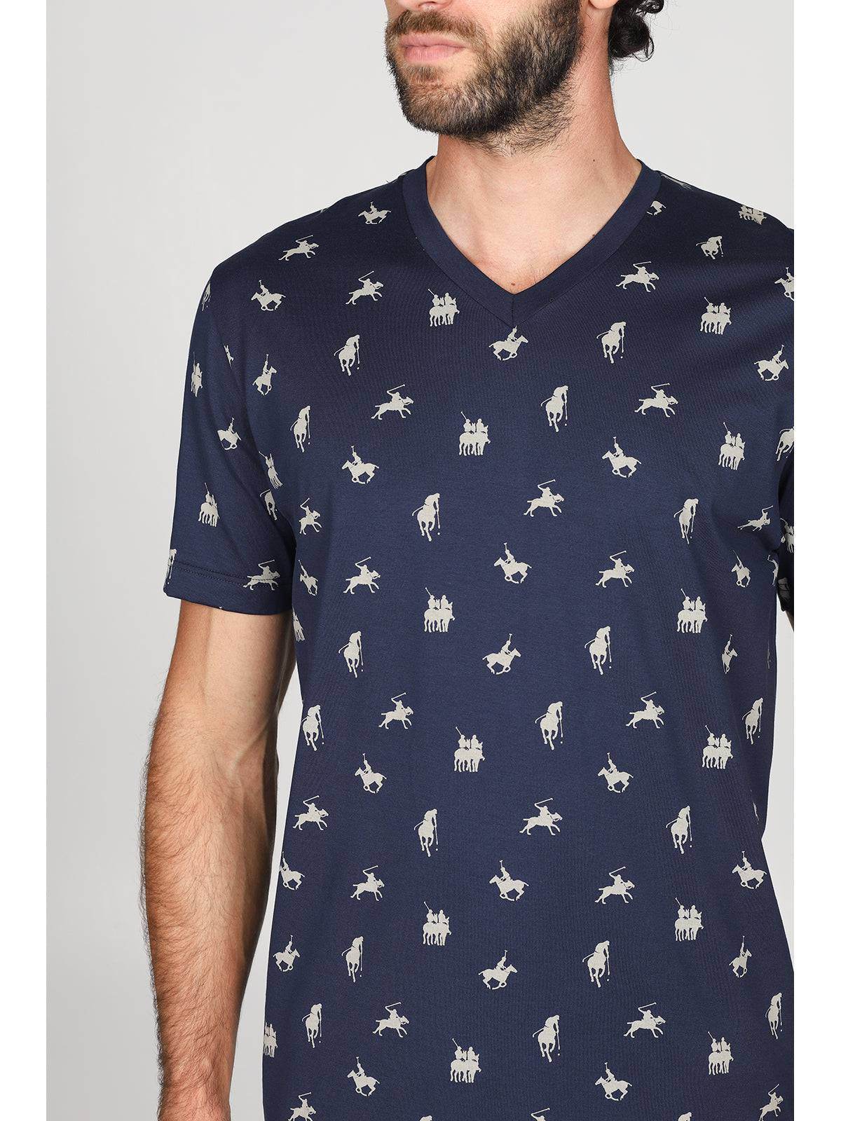 Pigiama corto Uomo Balti Jac801 Cavalli Julipet - evabiancheria