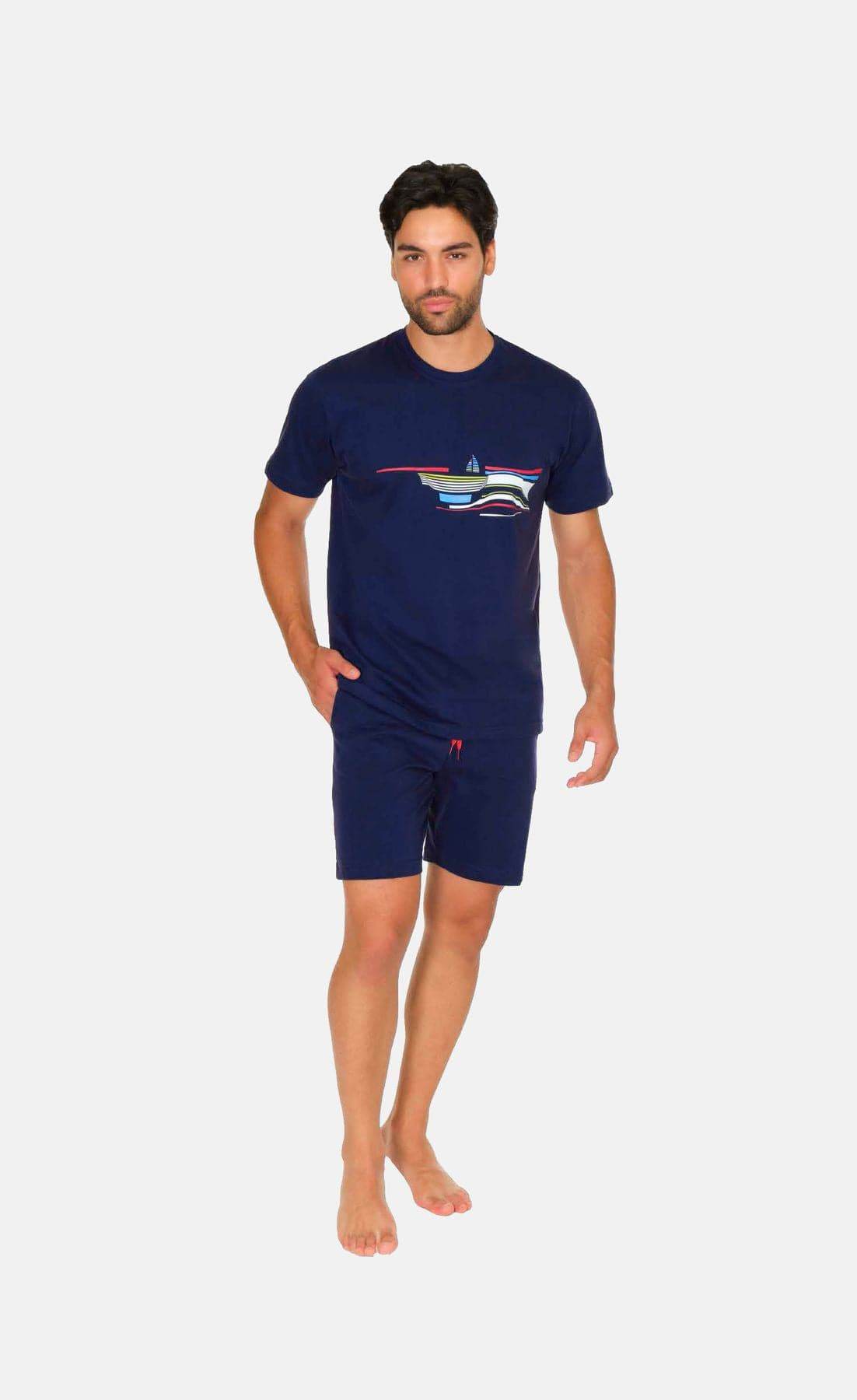 Pigiama corto Uomo Domingo 4713 Ferrucci - evabiancheria