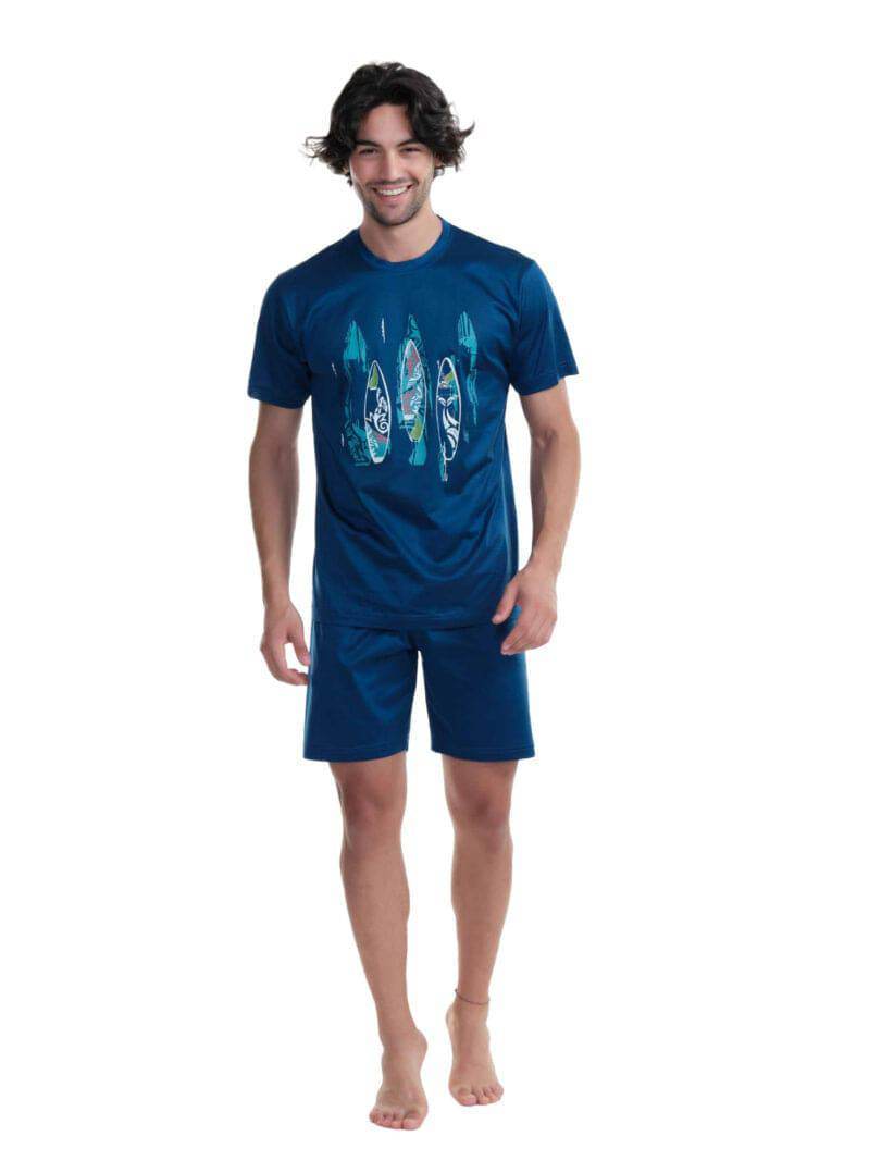 Pigiama corto Uomo VENEZUELA 4318 Ferrucci - evabiancheria