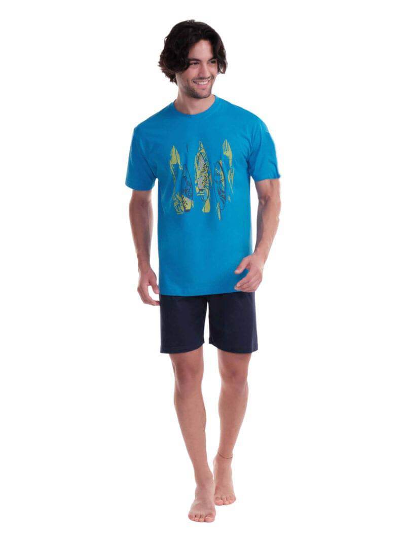 Pigiama corto Uomo VENEZUELA 4318 Ferrucci - evabiancheria