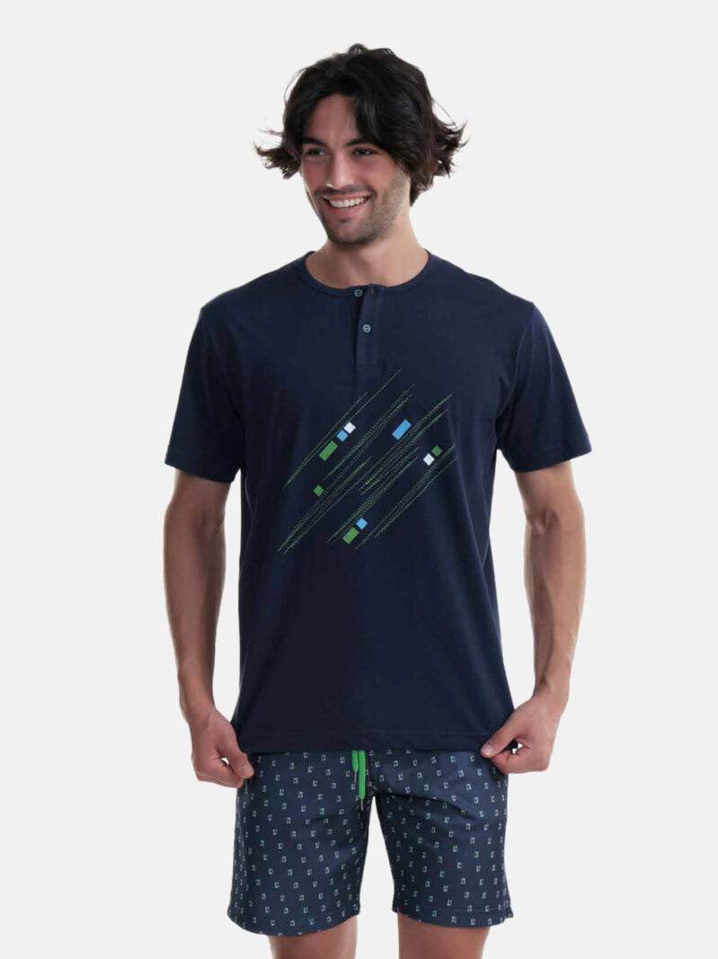 Pigiama corto Uomo VIETRI 4306 Ferrucci - evabiancheria