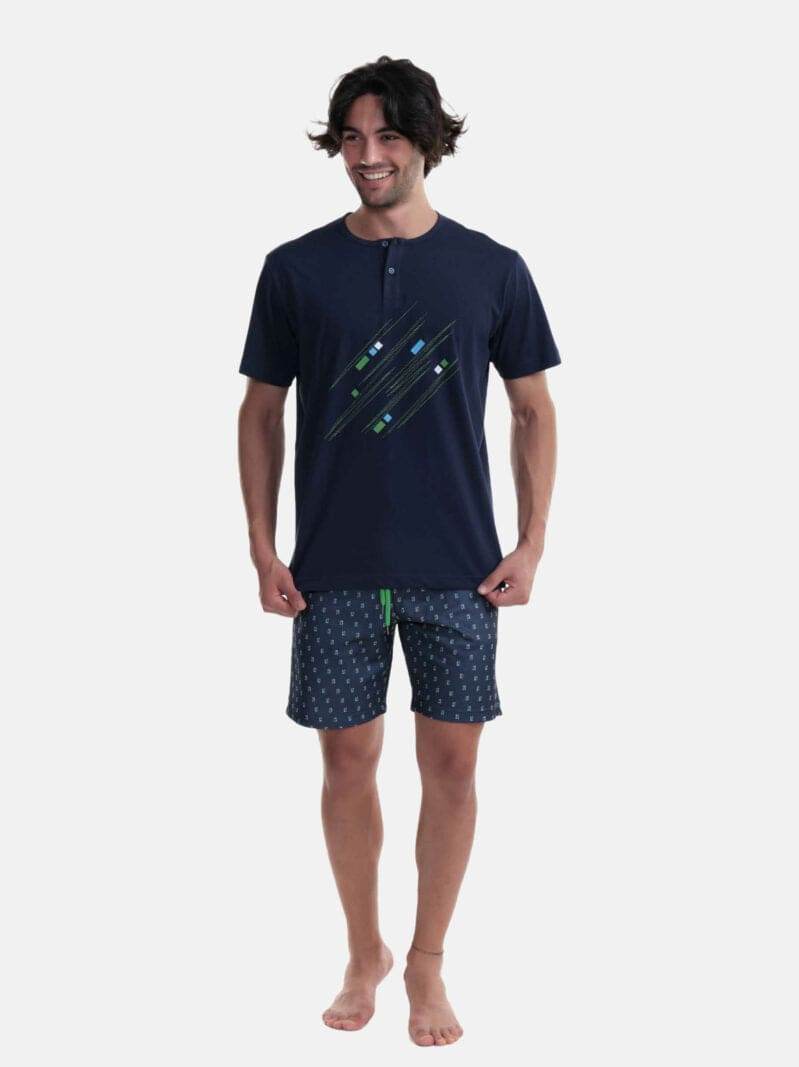 Pigiama corto Uomo VIETRI 4306 Ferrucci - evabiancheria