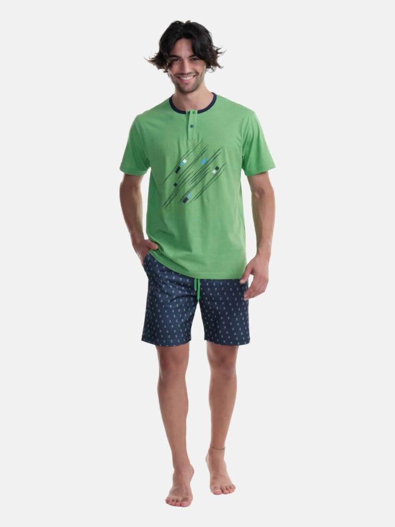 Pigiama corto Uomo VIETRI 4306 Ferrucci - evabiancheria