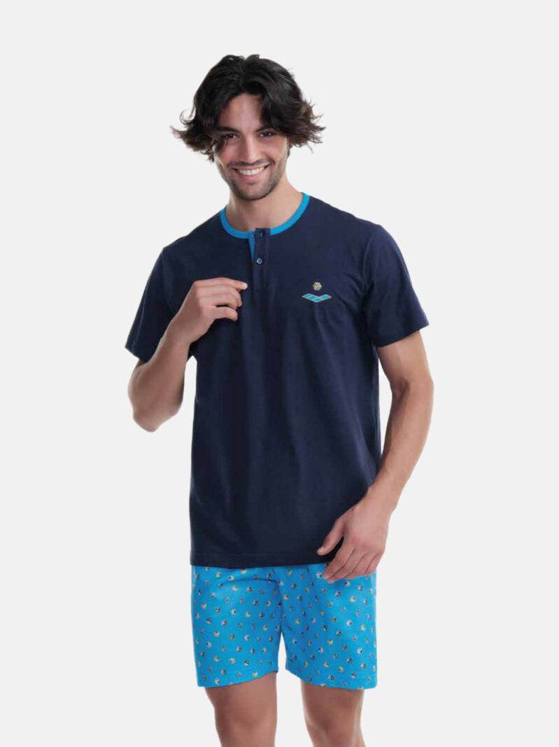 Pigiama corto Uomo VISUALE 4302 Ferrucci - evabiancheria