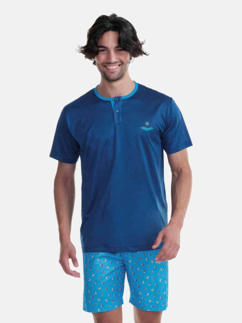 Pigiama corto Uomo VISUALE 4302 Ferrucci - evabiancheria